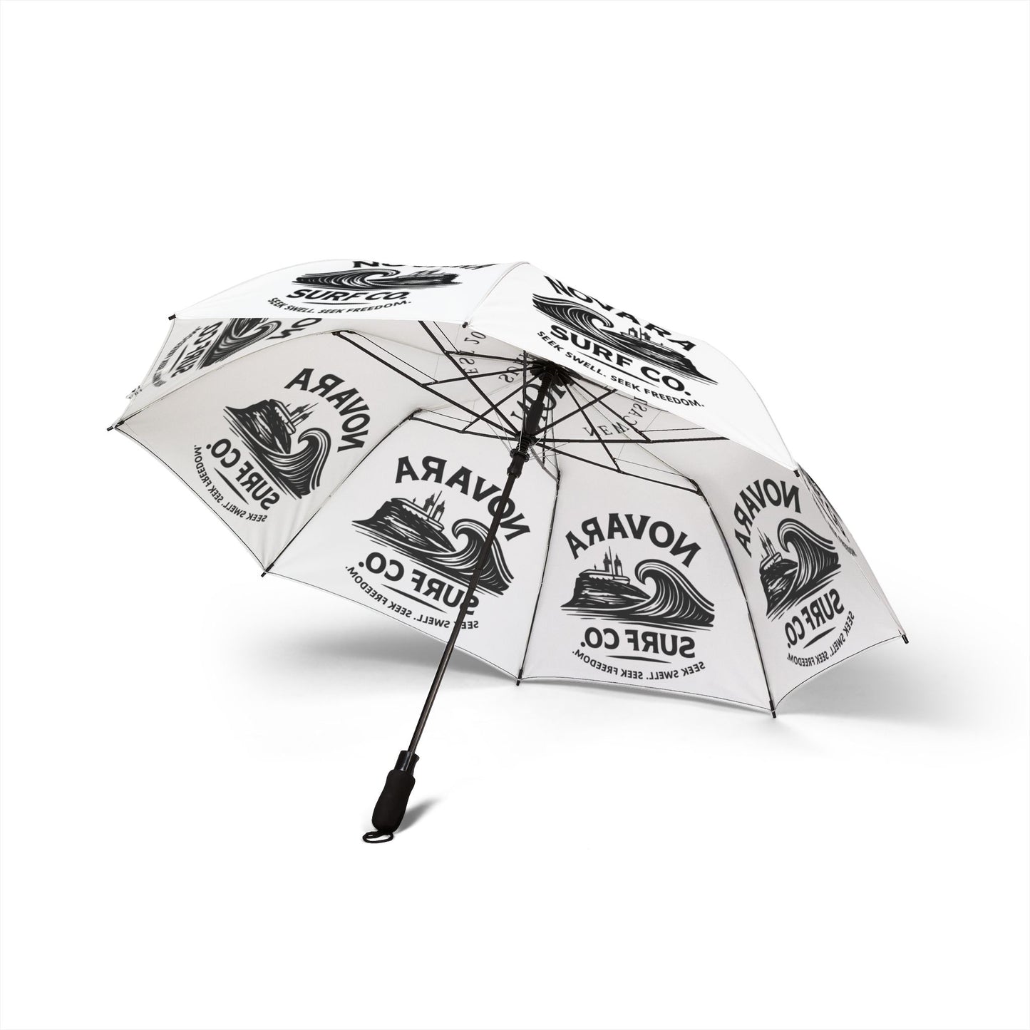 Surf Co. Logo Foldable Umbrella — Compact Semi‑Automatic Rain Umbrella