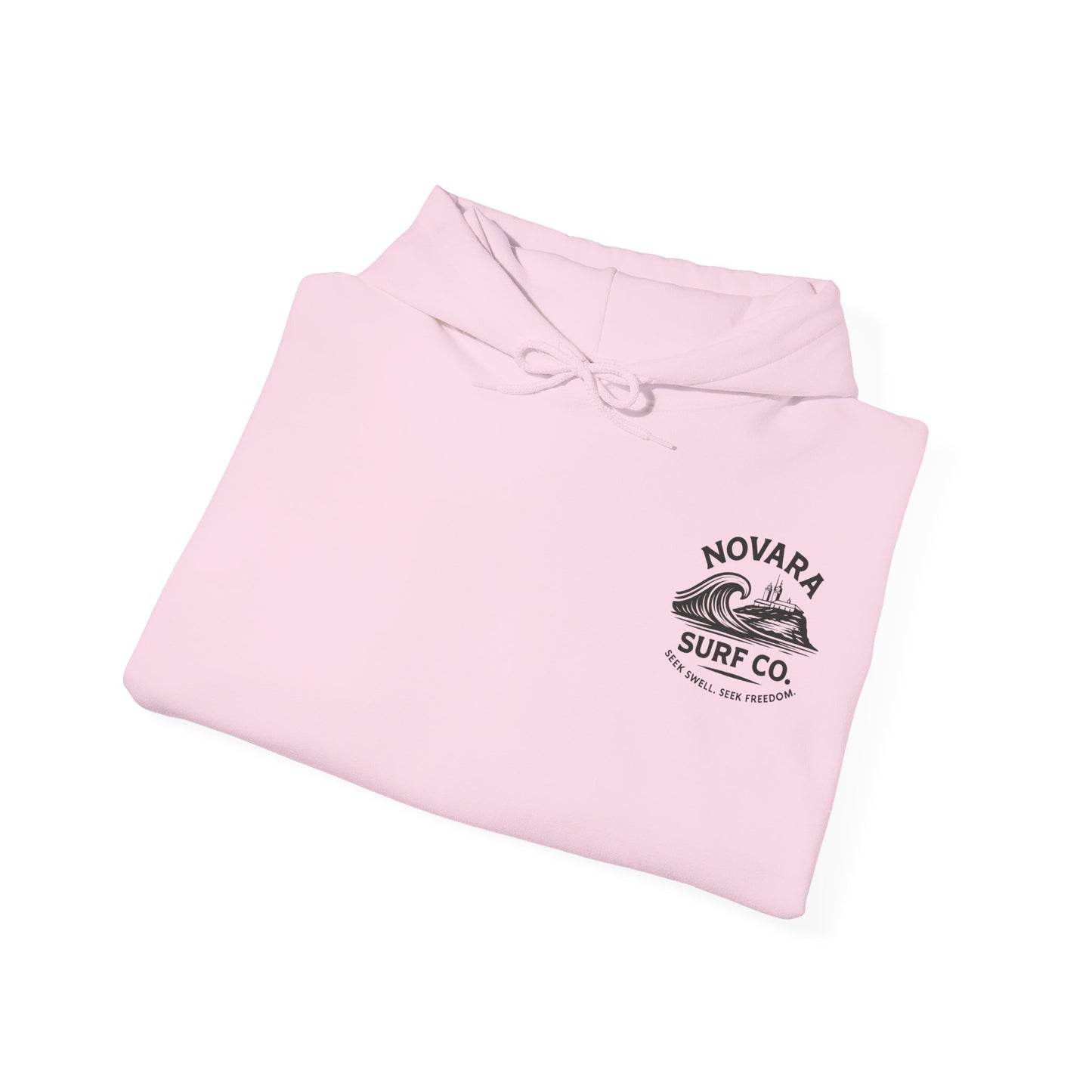 Novara Surf Co. “Coastal Heritage” Graphic Hoodie – Seek Swell, Seek Freedom