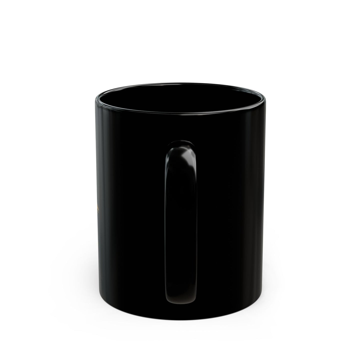 Novara “Deep Tide” Black Mug – Vintage Wave Coffee Cup