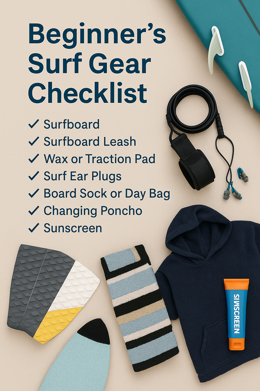 Beginner Surf Gear Checklist for New Surfers