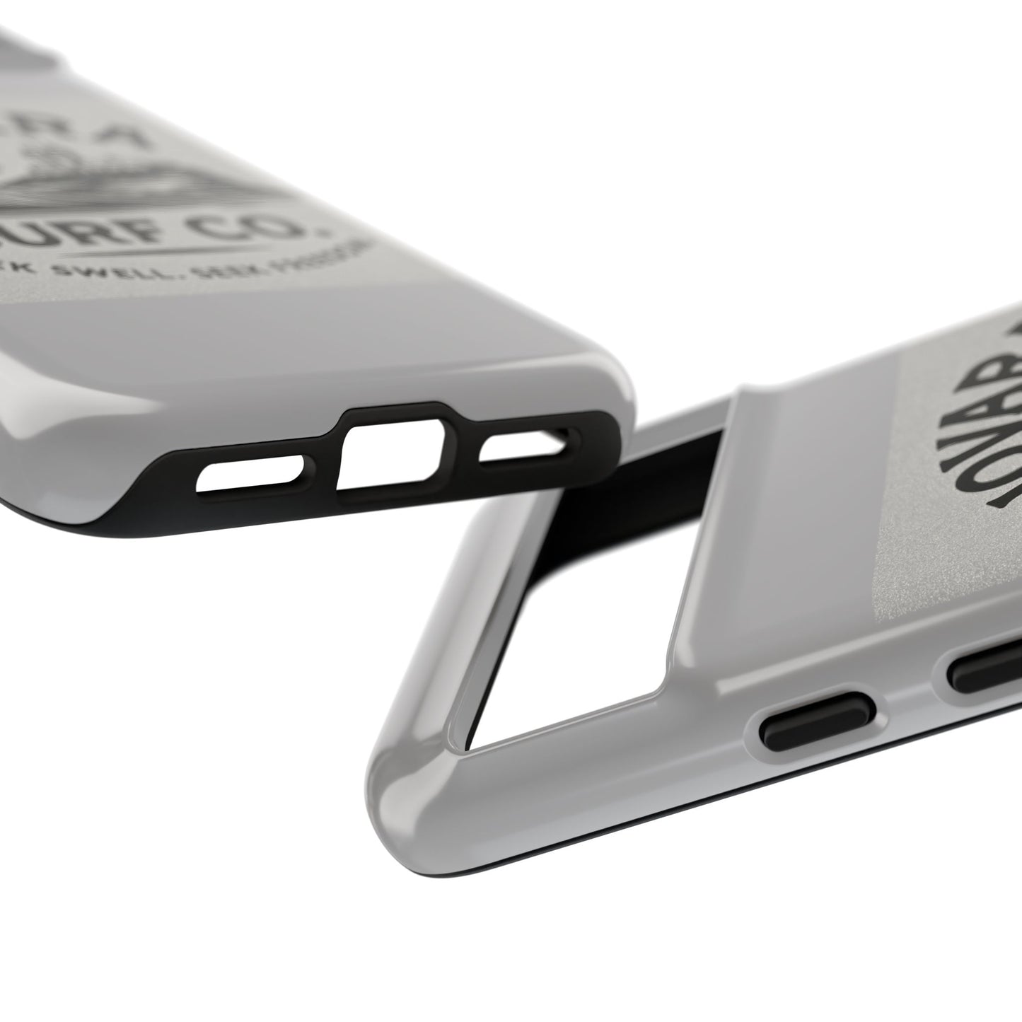 Novara Surf Co. Tough Case – Coastal Wave Logo (Impact Protection)
