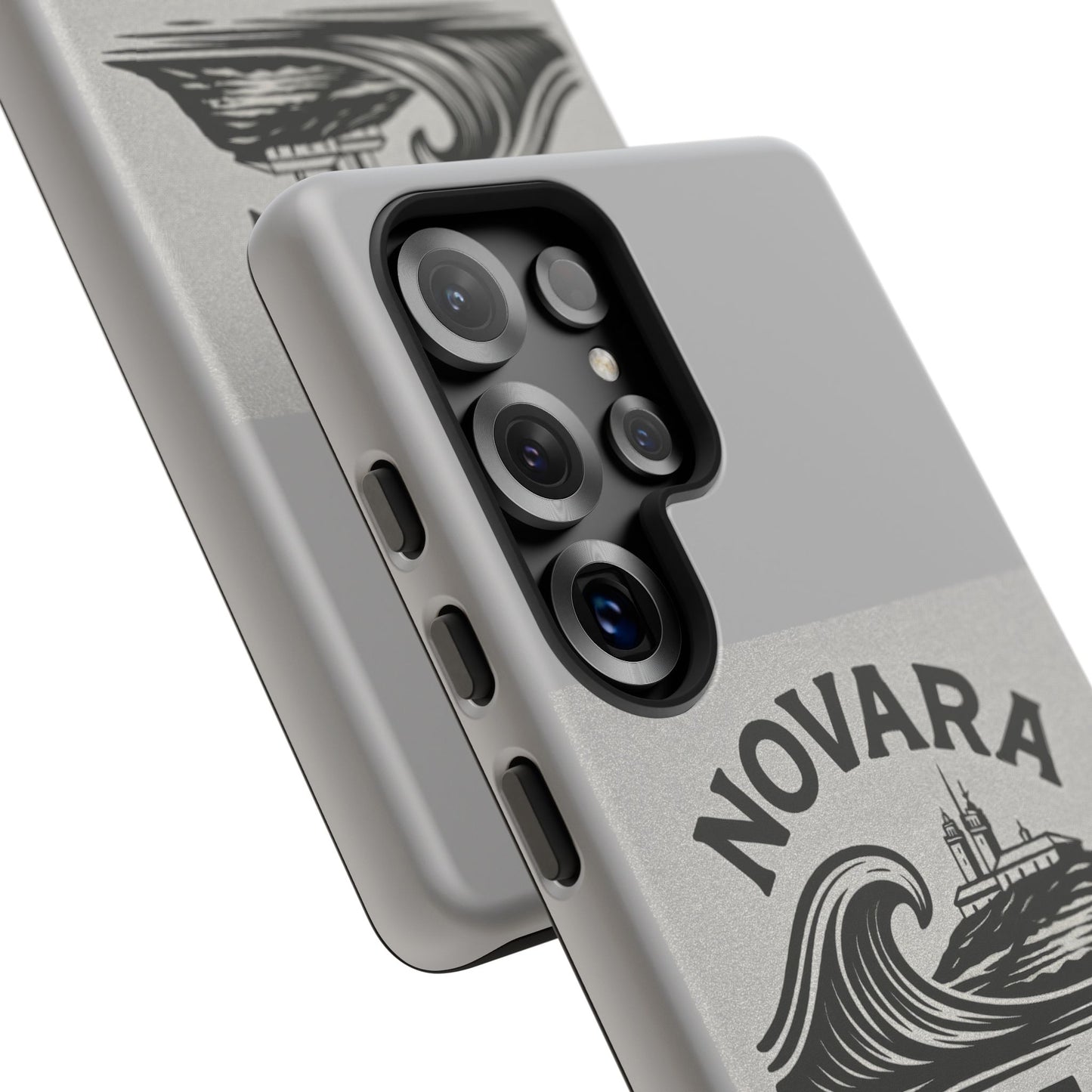 Novara Surf Co. Tough Case – Coastal Wave Logo (Impact Protection)