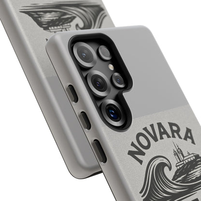 Novara Surf Co. Tough Case – Coastal Wave Logo (Impact Protection)