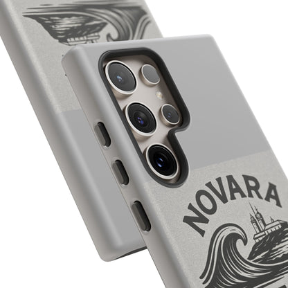 Novara Surf Co. Tough Case – Coastal Wave Logo (Impact Protection)