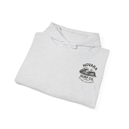 Novara Surf Co. “Coastal Heritage” Graphic Hoodie – Seek Swell, Seek Freedom