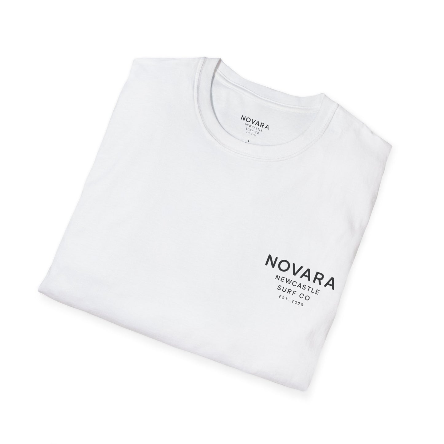 Novara Surf Co. T-Shirt — 'Seek Swell, Seek Freedom' Graphic Tee