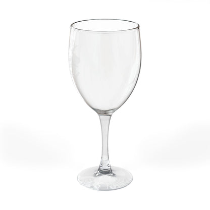 Engraved Wine Glass 10.5oz — Novara Surf Co. Logo
