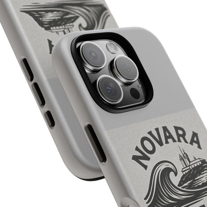 Novara Surf Co. Tough Case – Coastal Wave Logo (Impact Protection)