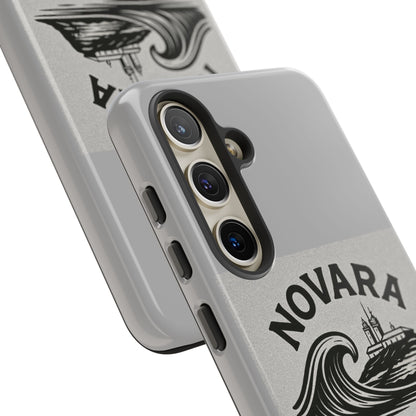 Novara Surf Co. Tough Case – Coastal Wave Logo (Impact Protection)