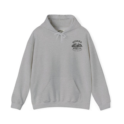 Novara Surf Co. “Coastal Heritage” Graphic Hoodie – Seek Swell, Seek Freedom