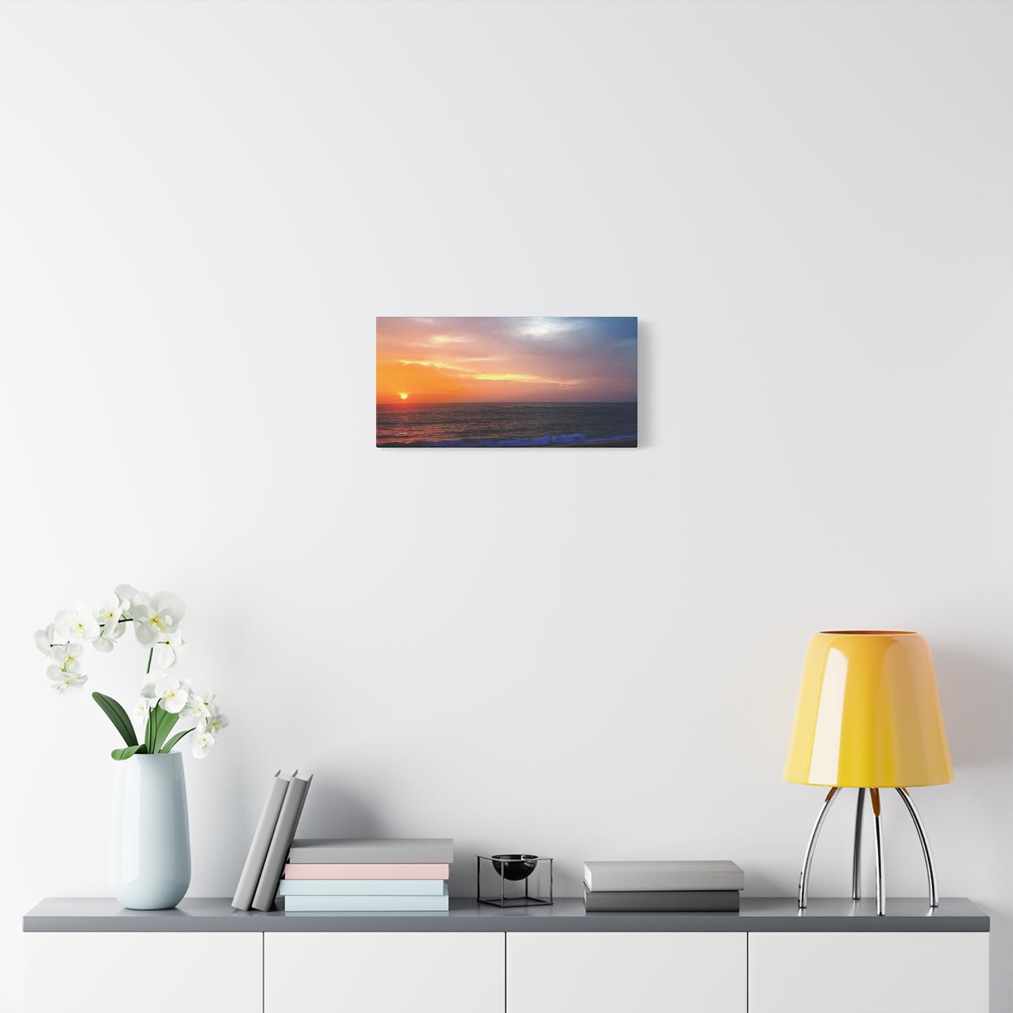 “Breakwall Dawn” – Newcastle Sunrise Matte Canvas