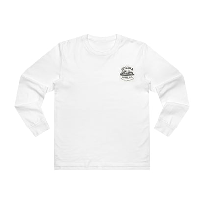 Novara Surf Co. “Shoreline Long Sleeve” – Vintage Wave Chest Logo