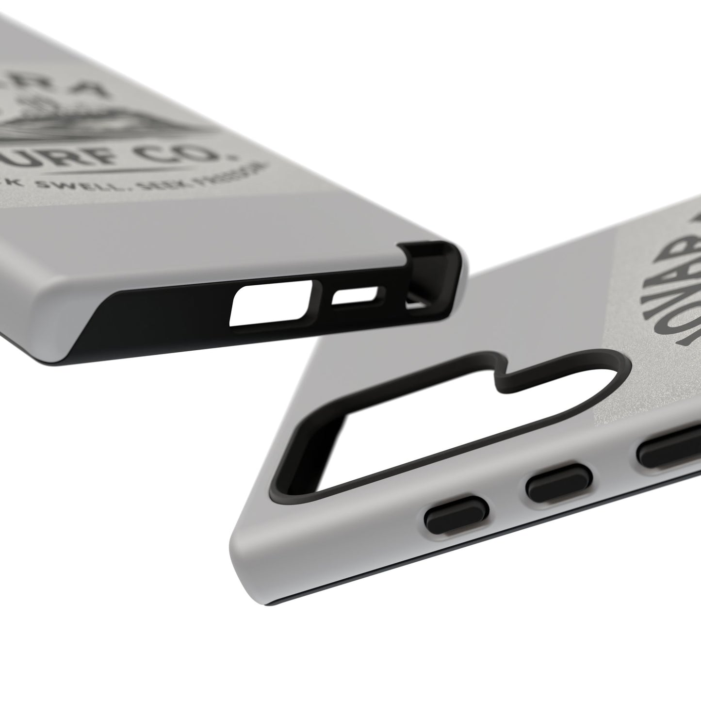 Novara Surf Co. Tough Case – Coastal Wave Logo (Impact Protection)