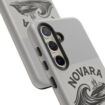 Novara Surf Co. Tough Case – Coastal Wave Logo (Impact Protection)