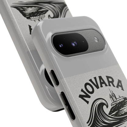 Novara Surf Co. Tough Case – Coastal Wave Logo (Impact Protection)