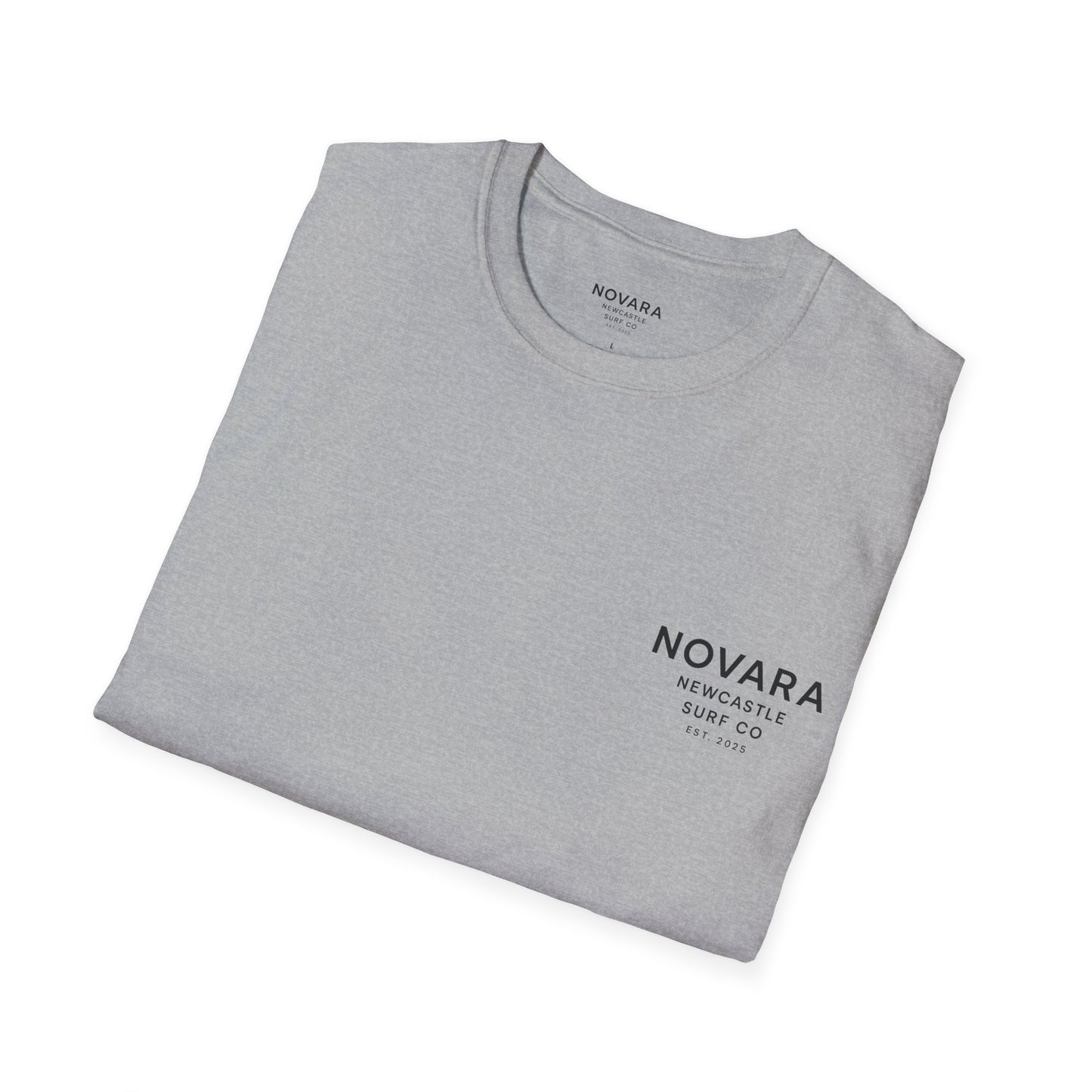 Novara Surf Co. T-Shirt — 'Seek Swell, Seek Freedom' Graphic Tee