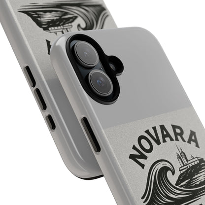 Novara Surf Co. Tough Case – Coastal Wave Logo (Impact Protection)