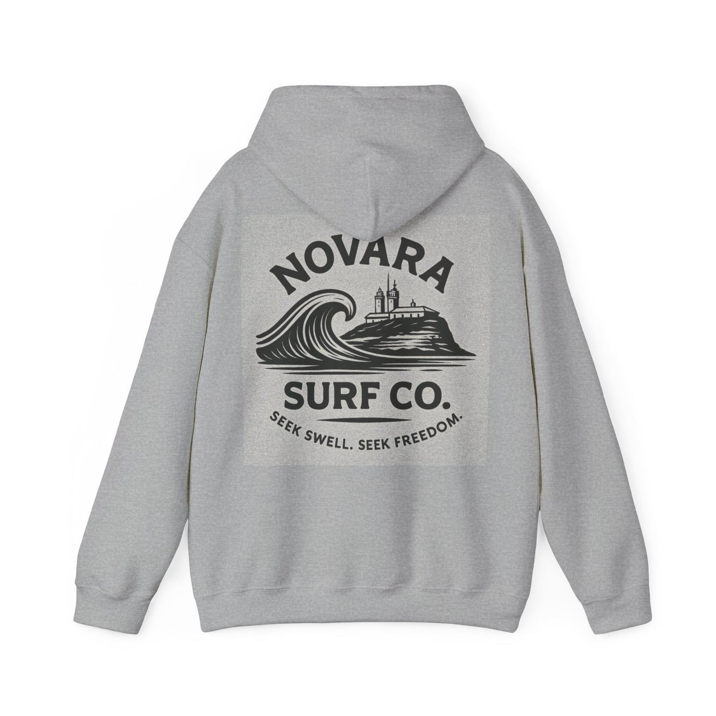 Novara Surf Co. Premium Hoodie – Seek Swell, Seek Freedom