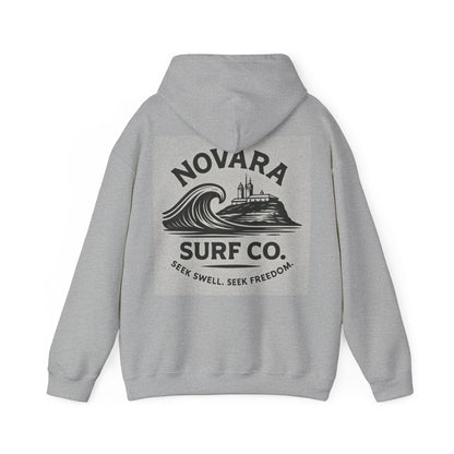 Novara Surf Co. Premium Hoodie – Seek Swell, Seek Freedom
