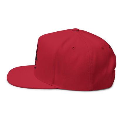 Novara Surf Co. Embroidered Flat Bill Cap — Coastal Surf Snapback Hat