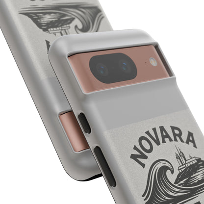 Novara Surf Co. Tough Case – Coastal Wave Logo (Impact Protection)