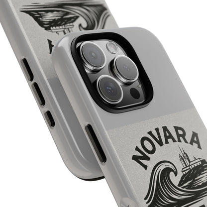 Novara Surf Co. Tough Case – Coastal Wave Logo (Impact Protection)