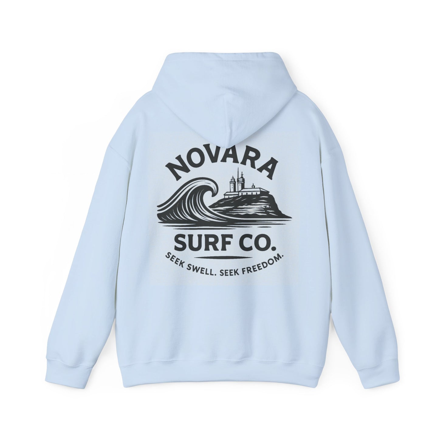 Novara Surf Co. Premium Hoodie – Seek Swell, Seek Freedom
