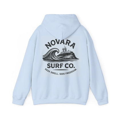 Novara Surf Co. Premium Hoodie – Seek Swell, Seek Freedom