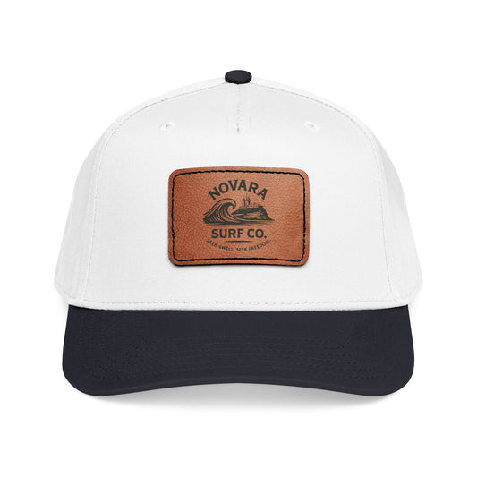 Novara Surf Co. Leather Patch Baseball Cap