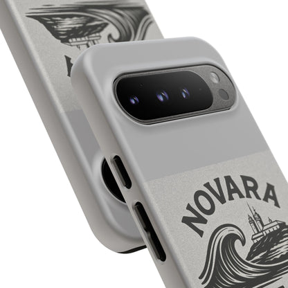 Novara Surf Co. Tough Case – Coastal Wave Logo (Impact Protection)