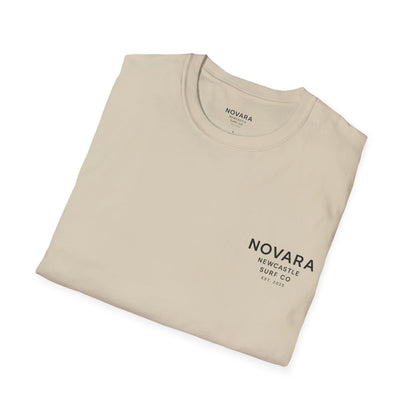 Novara Surf Co. T-Shirt — 'Seek Swell, Seek Freedom' Graphic Tee