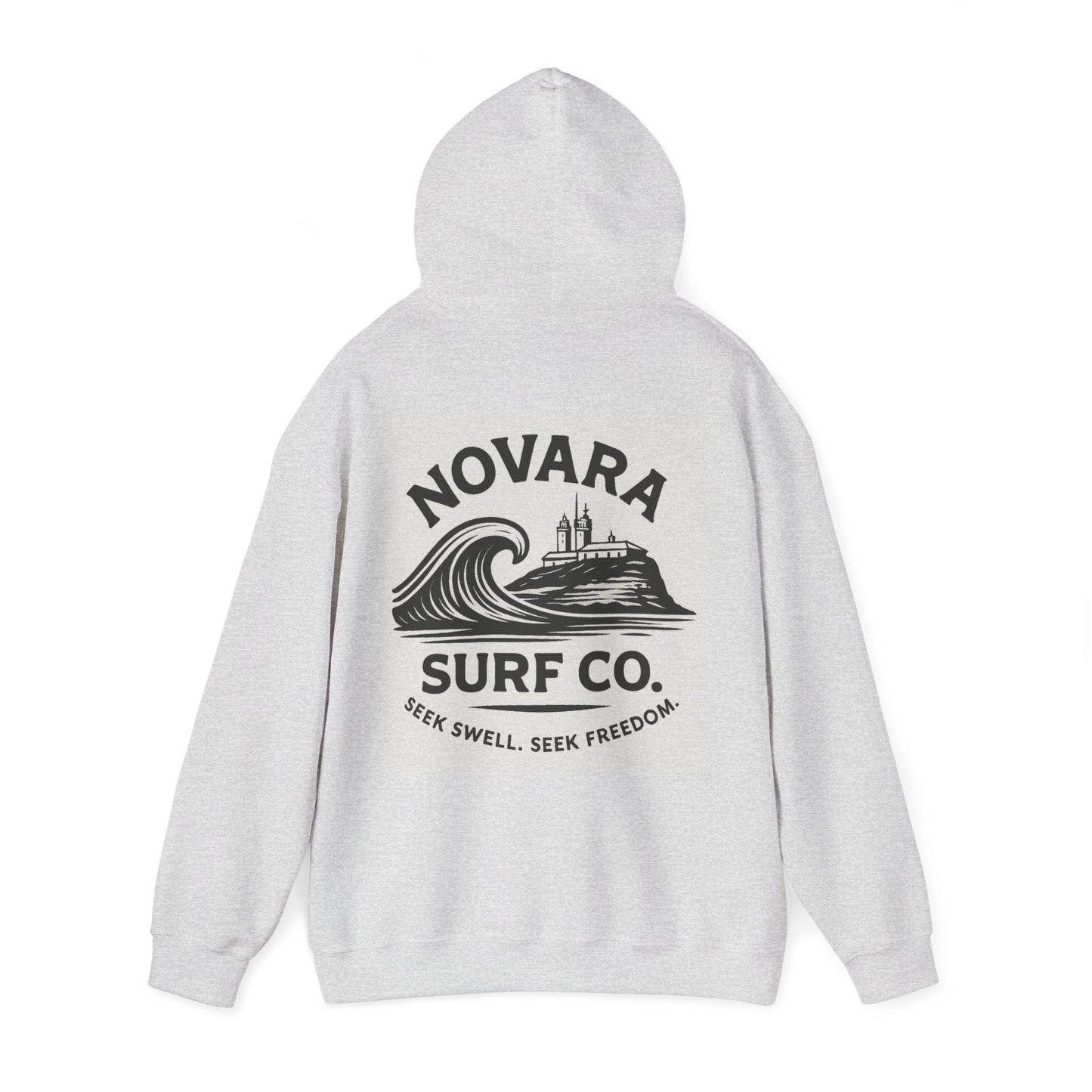 Novara Surf Co. Premium Hoodie – Seek Swell, Seek Freedom