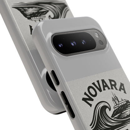 Novara Surf Co. Tough Case – Coastal Wave Logo (Impact Protection)