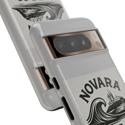 Novara Surf Co. Tough Case – Coastal Wave Logo (Impact Protection)
