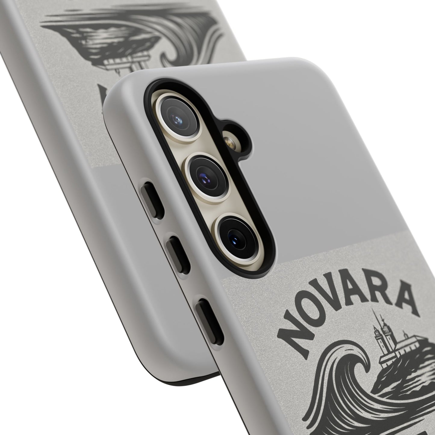 Novara Surf Co. Tough Case – Coastal Wave Logo (Impact Protection)