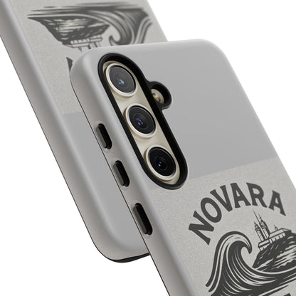 Novara Surf Co. Tough Case – Coastal Wave Logo (Impact Protection)