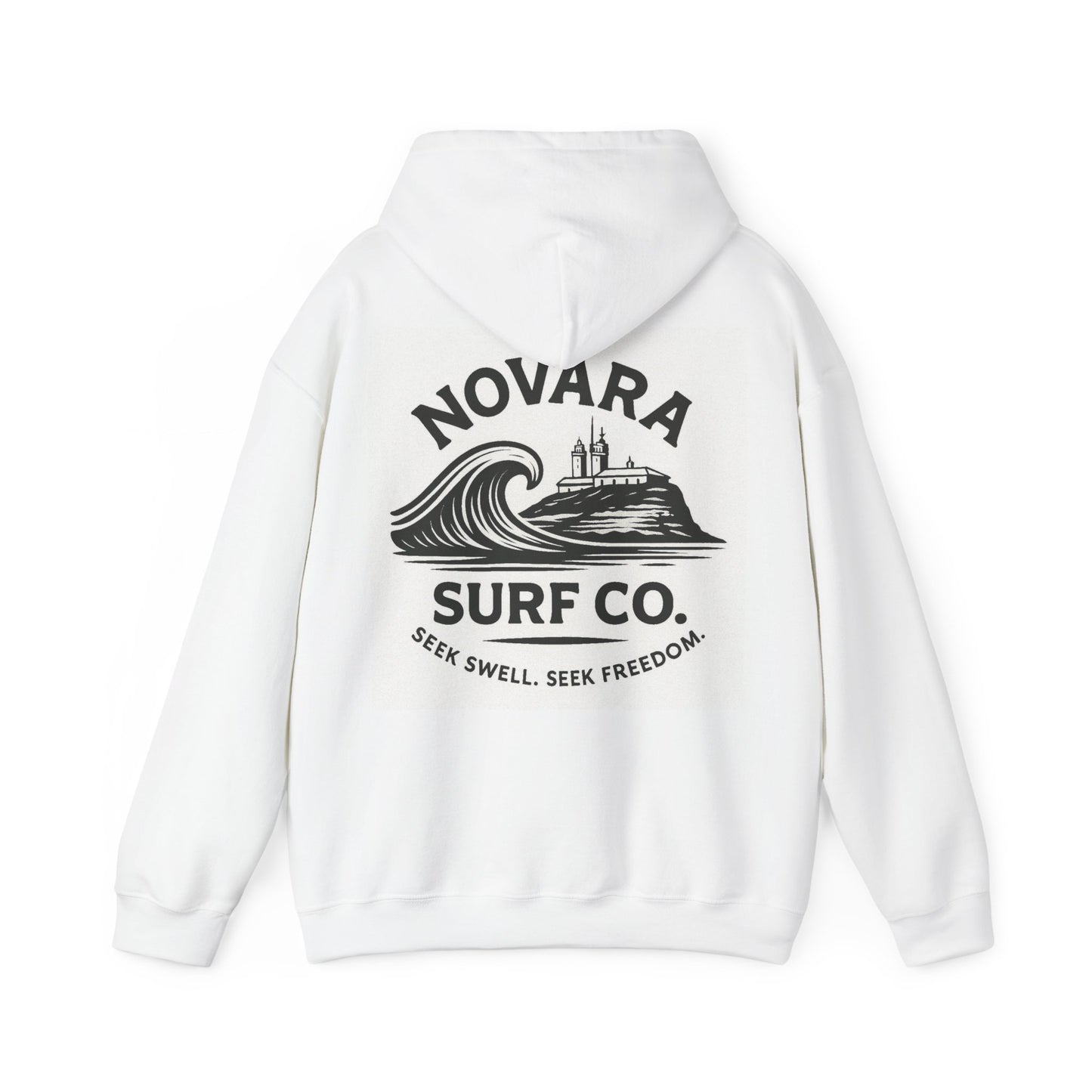 Novara Surf Co. Premium Hoodie – Seek Swell, Seek Freedom