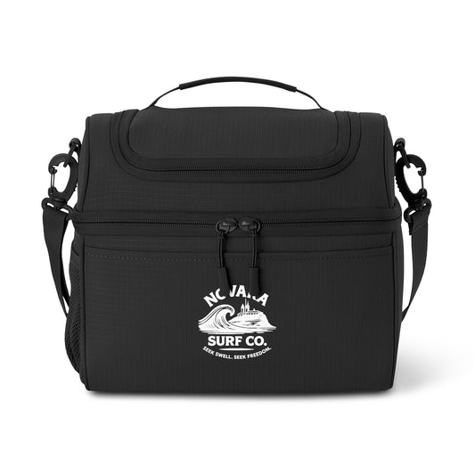 Novara Surf Co. logo Cooler Bag | insulated lunch tote, beach cooler