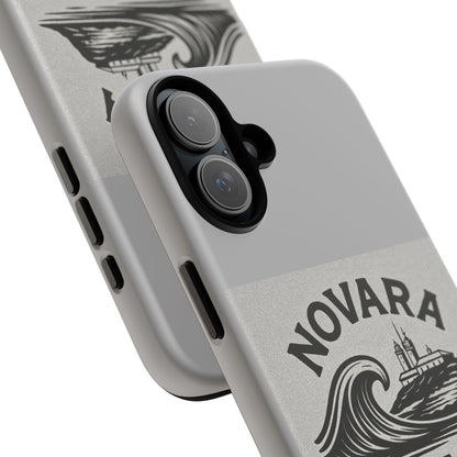 Novara Surf Co. Tough Case – Coastal Wave Logo (Impact Protection)