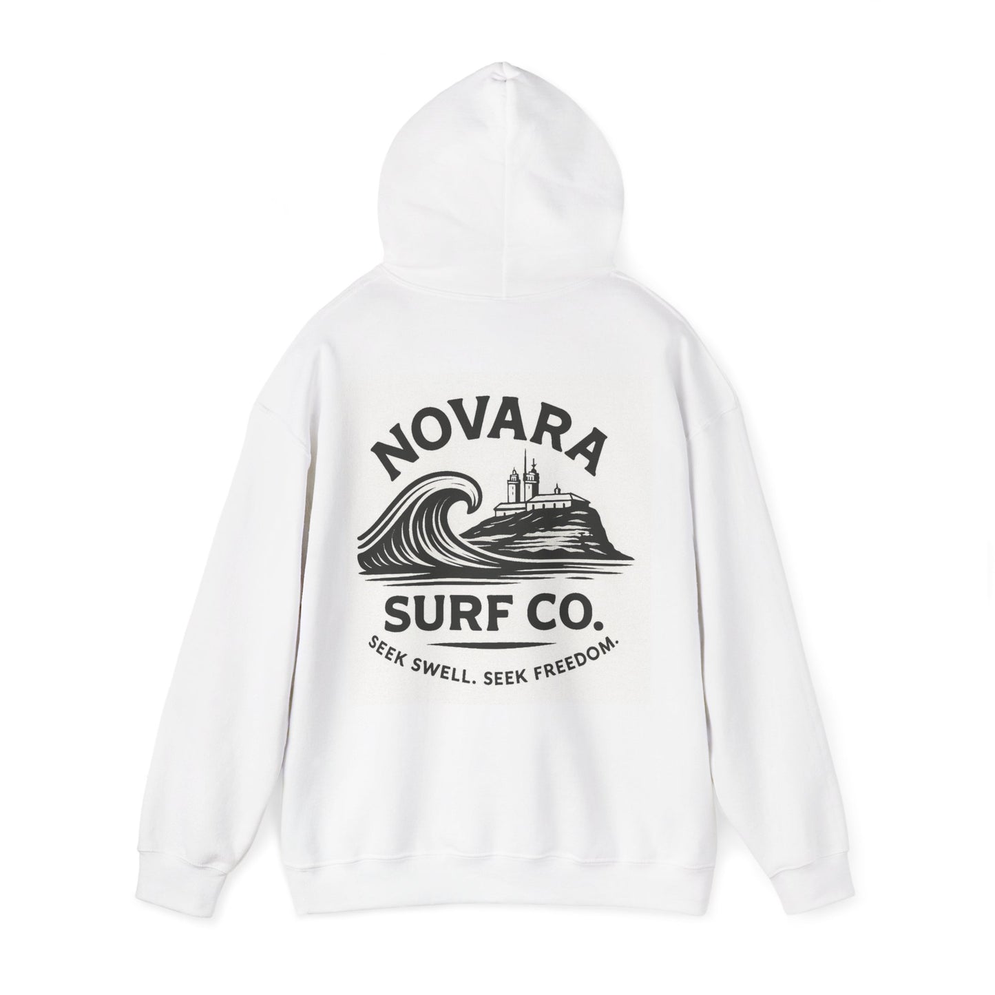 Novara Surf Co. Premium Hoodie – Seek Swell, Seek Freedom