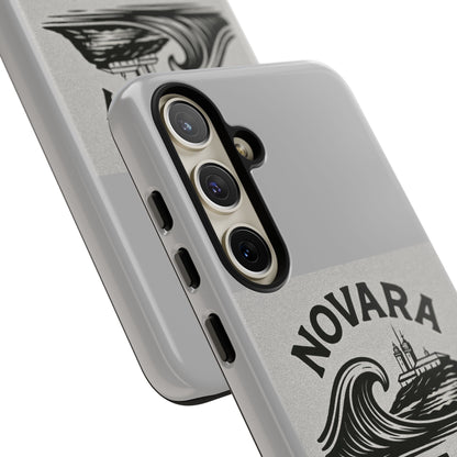 Novara Surf Co. Tough Case – Coastal Wave Logo (Impact Protection)