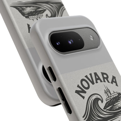 Novara Surf Co. Tough Case – Coastal Wave Logo (Impact Protection)