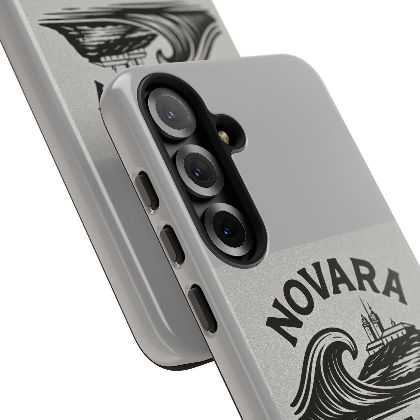 Novara Surf Co. Tough Case – Coastal Wave Logo (Impact Protection)