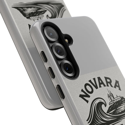 Novara Surf Co. Tough Case – Coastal Wave Logo (Impact Protection)