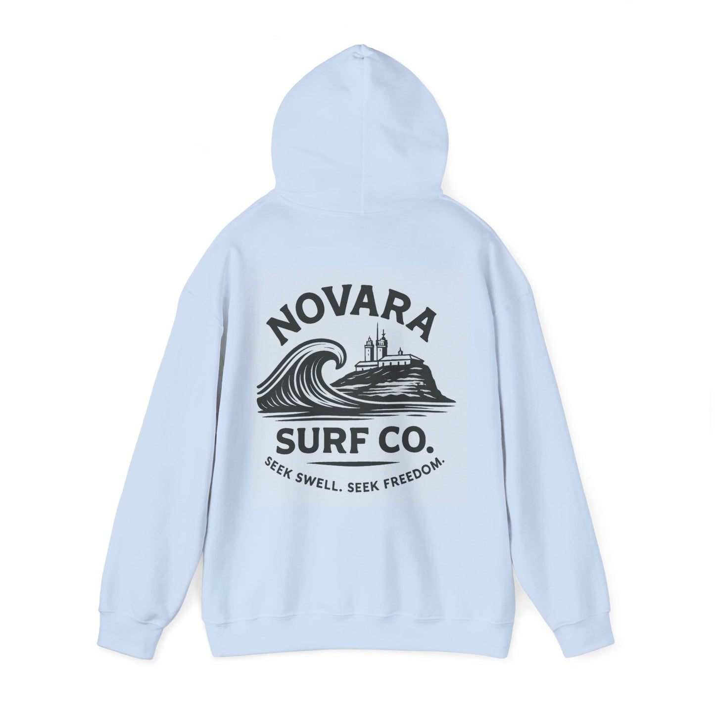 Novara Surf Co. Premium Hoodie – Seek Swell, Seek Freedom