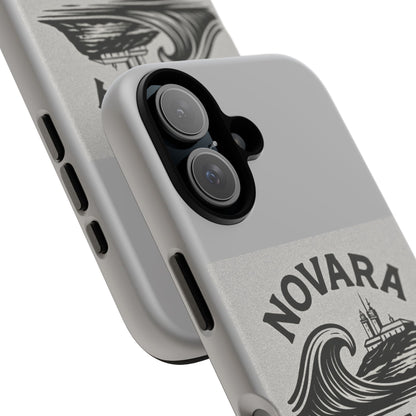 Novara Surf Co. Tough Case – Coastal Wave Logo (Impact Protection)