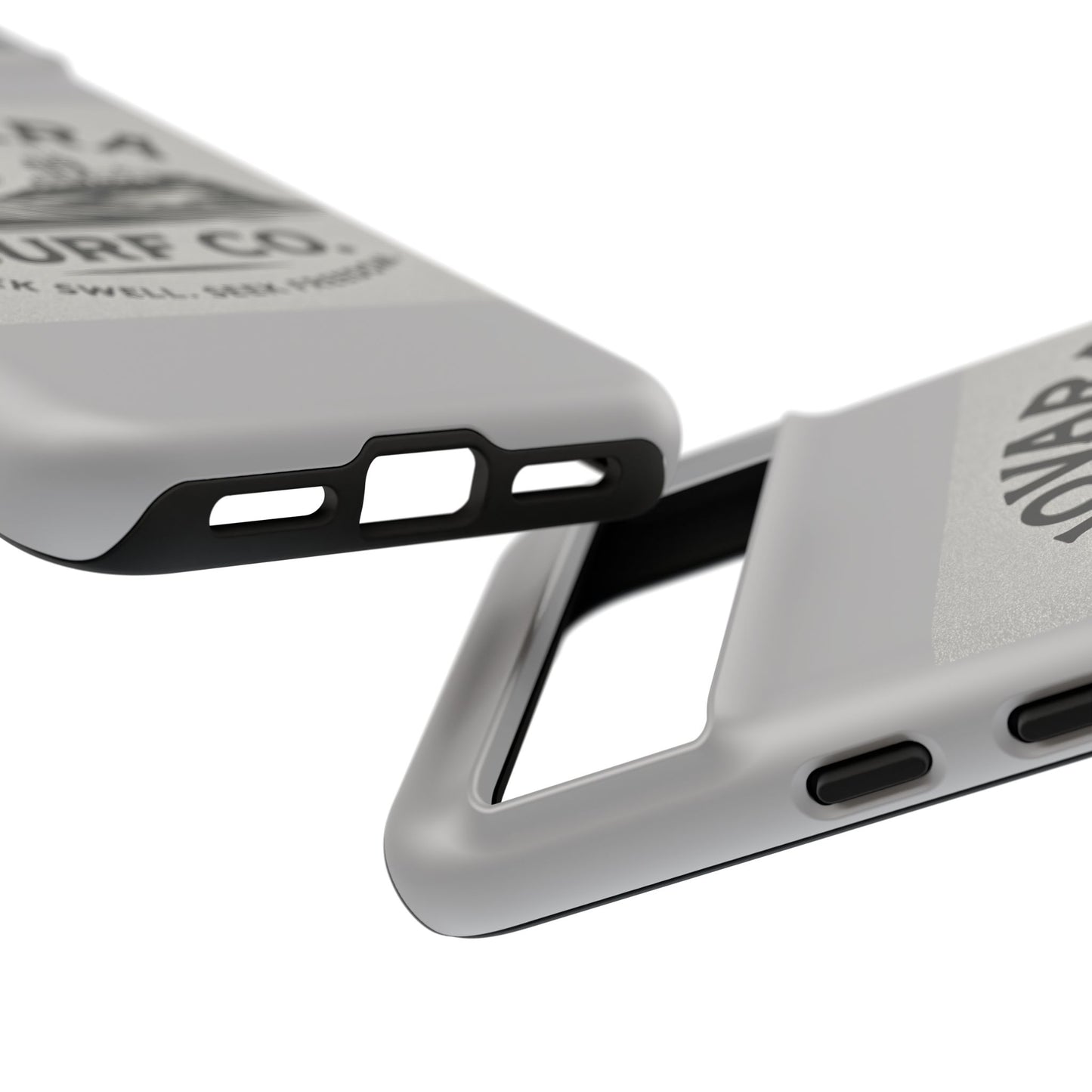 Novara Surf Co. Tough Case – Coastal Wave Logo (Impact Protection)