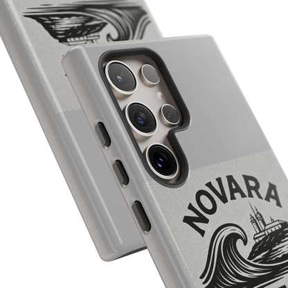 Novara Surf Co. Tough Case – Coastal Wave Logo (Impact Protection)