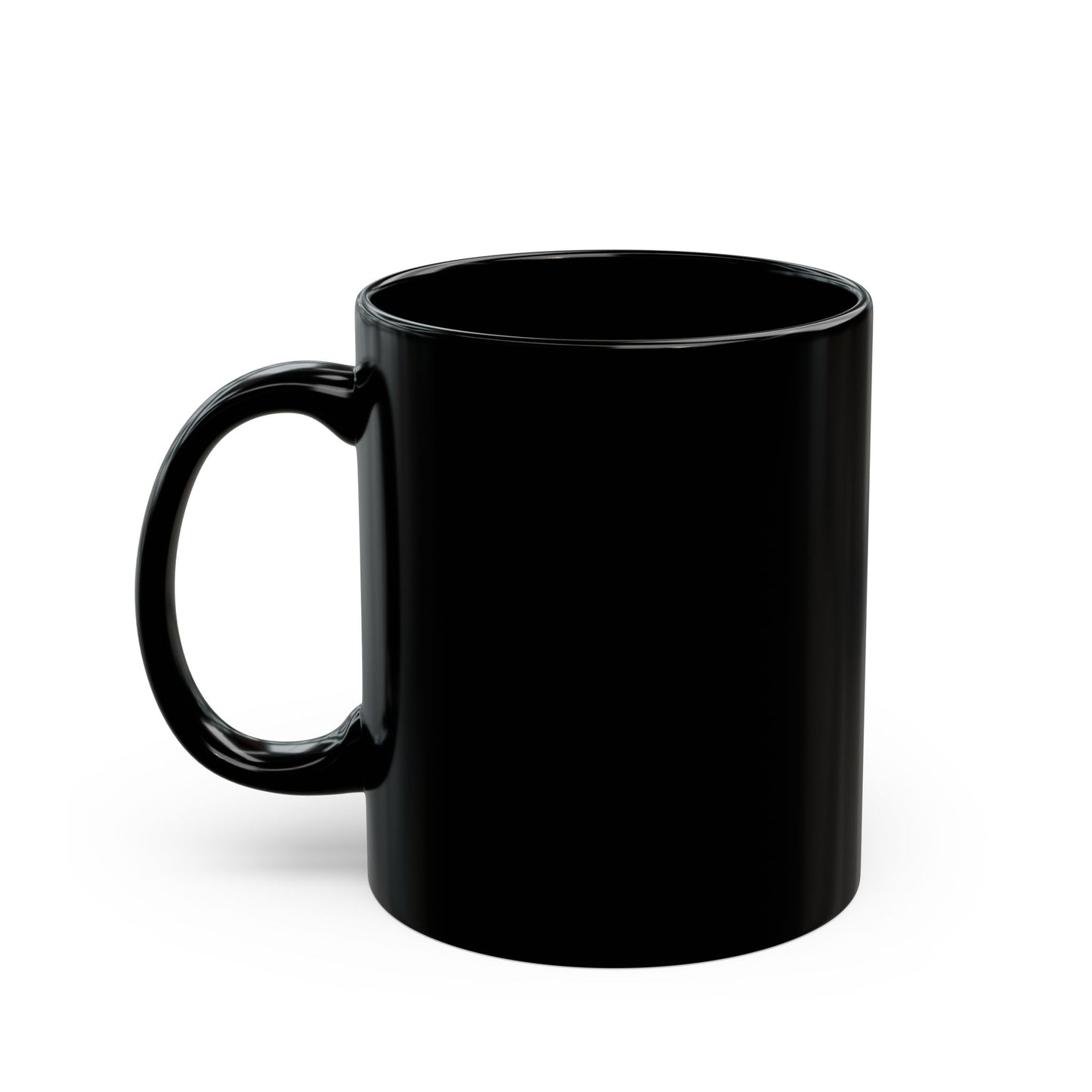 Novara “Deep Tide” Black Mug – Vintage Wave Coffee Cup