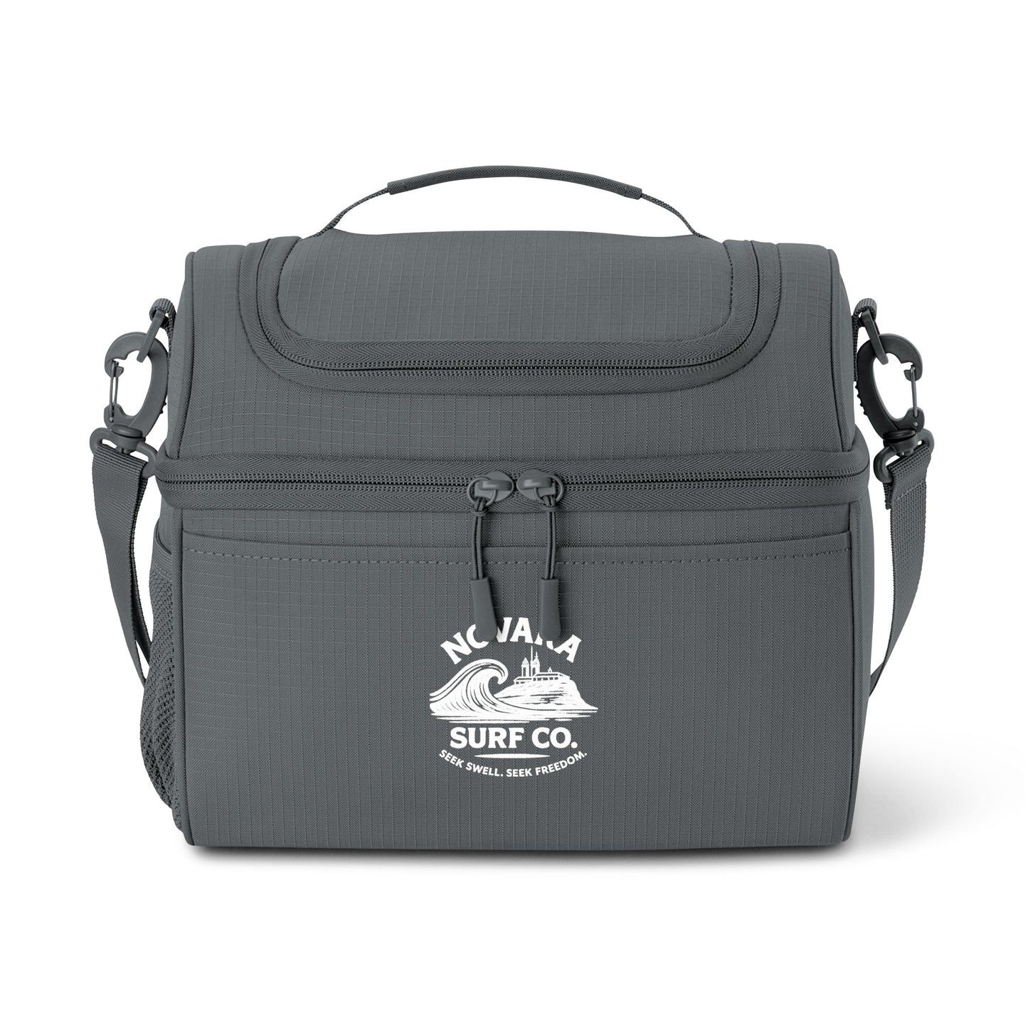 Novara Surf Co. logo Cooler Bag | insulated lunch tote, beach cooler